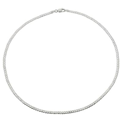 24" Silver Flat Curb Chain - Product number 9001697