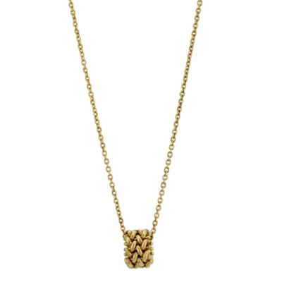 H Samuel 9ct Yellow Gold 16.5` Pendant