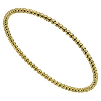 9ct Yellow Gold Ball Slave Bangle