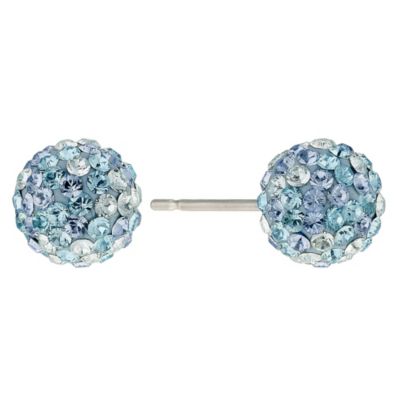 Silver Blue Crystal Earrings - Product number 9005188