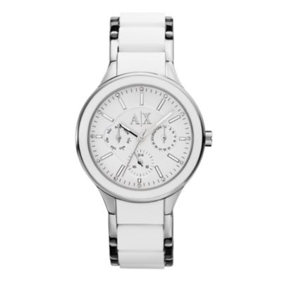 Armani Exchange Ladies' Stainless Steel White Bracelet Watch - Product number 9005358