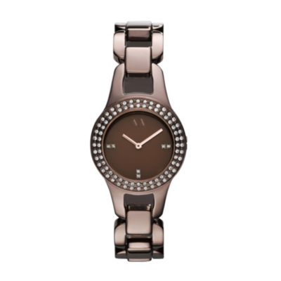 Armani Exchange Helena Ladies Brown Bracelet Watch - Product number 9005552