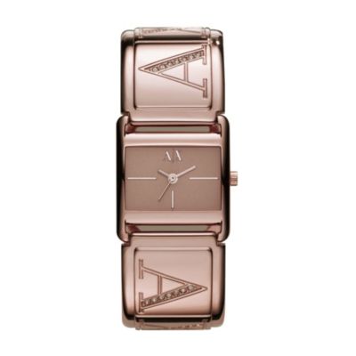 Armani Exchange Rose Gold Bracelet Watch