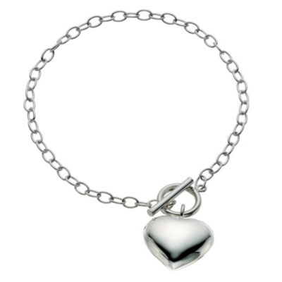 Silver Heart Charm Bracelet - Product number 9005722
