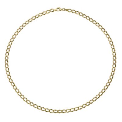 9ct Yellow Gold Mens 20` Curb Chain