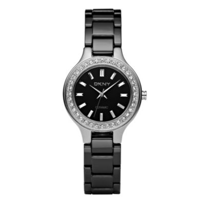 DKNY Ladies' Black Bracelet Watch