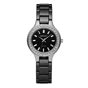 DKNY Ladies' Black Bracelet Watch