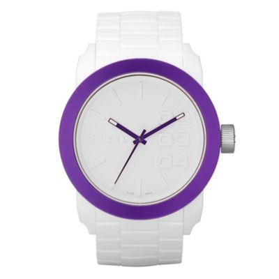 Diesel Men's White Strap Watch - Product number 9007520