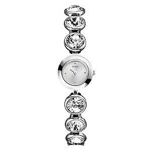 Guess Ladies' Silver Spotlight Dial Bracelet WatchGuess Ladies' Silver Spotlight Dial Bracelet Watch