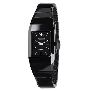 Accurist Ladies' Black Ceramic Bracelet Watch