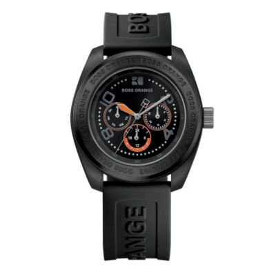 Boss Orange Men's Black Strap Watch - Product number 9013008