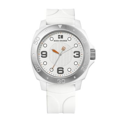 Boss Orange white strap watch - Product number 9013172