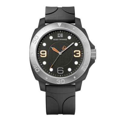 Boss Orange Men's Black Strap Watch - Product number 9013180