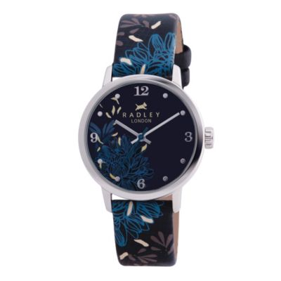 Radley Black Pattern Strap Watch