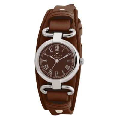 Radley Ladies' Brown Leather Strap Watch - Product number 9013571