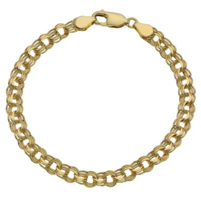 9ct Yellow Gold 7.5" Circle Link Bracelet - Product number 9014349