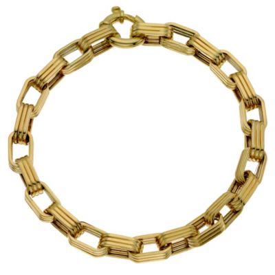 H Samuel 9ct Yellow Gold Big Belcher Bracelet