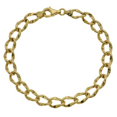 9ct Yellow Gold Oval Link Bracelet - Product number 9014411