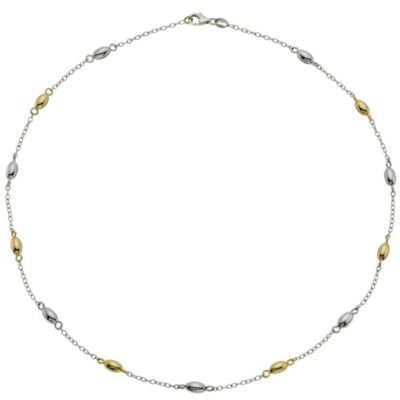 9ct Yellow Gold & Silver Bead Bracelet - Product number 9014446