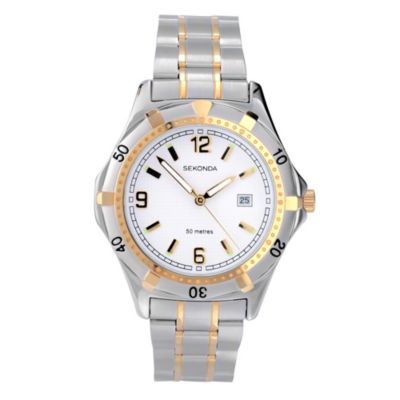 Sekonda Men's Two Tone Bracelet Watch - Product number 9014578