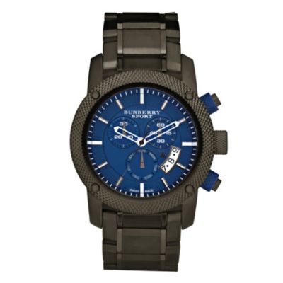Burberry Sport men's grey ion plated chronograph - Product number 9016546