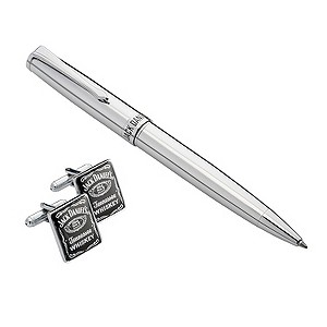 H Samuel Jack Daniels Pen and Cufflinks Gift Set