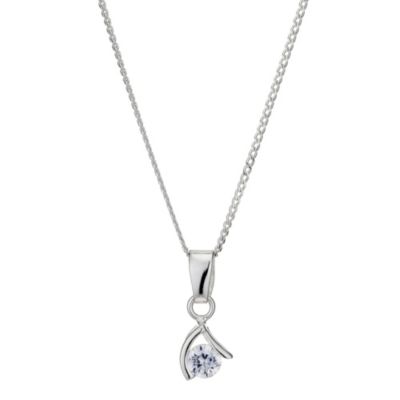 Silver & Cubic Zirconia Pendant - Product number 9018646