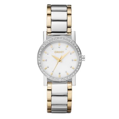 DKNY ladies' two colour bracelet watch - Product number 9019022