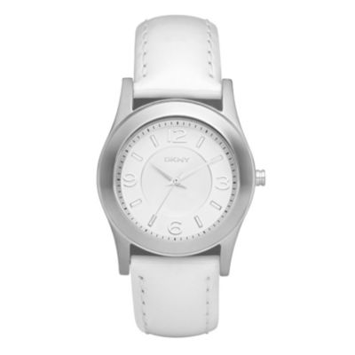 DKNY ladies' white strap watch - Product number 9019049