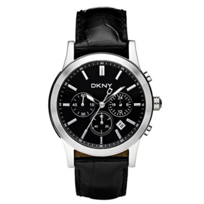 DKNY men's black strap watch - Product number 9019111