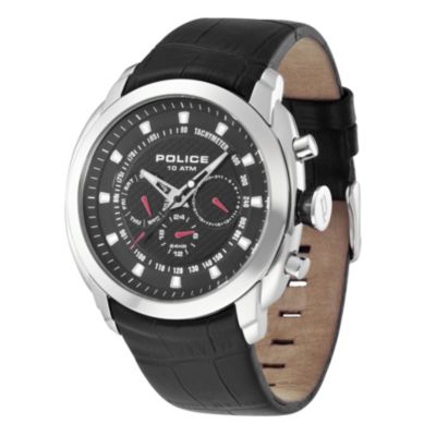 Police Men's Black Strap Watch - Product number 9020152