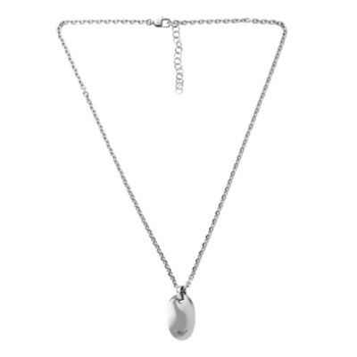 Emporio Armani silver curved logo pendant - Product number 9022740