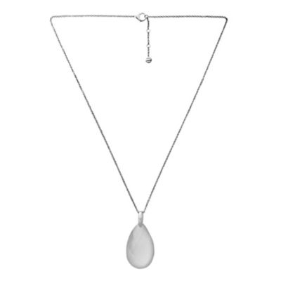 Emporio Armani silver facet pear drop pendant - Product number 9022813