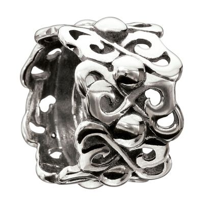 Chamilia silver heart to heart bead - Product number 9023992