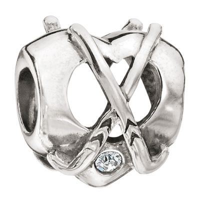 Chamilia silver centre pass Swarovski bead - Product number 9024107