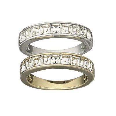 Swarovski Honestly rings - size Q 1/2