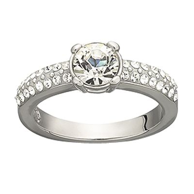 Swarovski dazzle ring - size Q 1/2