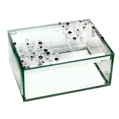 H Samuel Glass Trinket Box