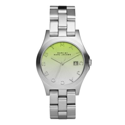 Marc By Marc Jacobs crystal gradient stainless steel watch