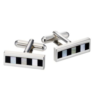 Simon Carter onyx & mother of pearl cufflinks - Product number 9028536