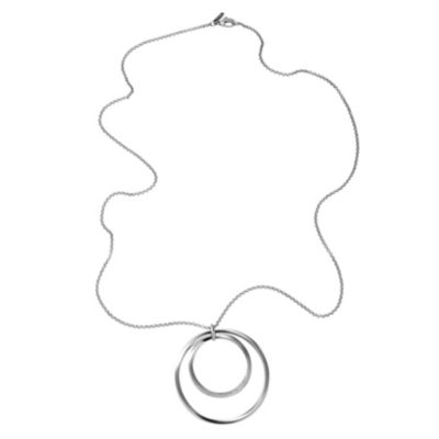 DKNY silver large circle pendant - Product number 9029249