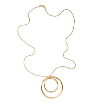 DKNY gold plated large circle pendant - Product number 9029257