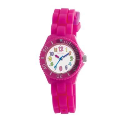 Girl's Pink Silicone Watch - Product number 9031782