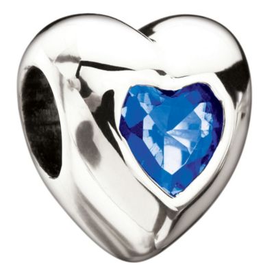 Miss Chamilia - silver heart September birthstone bead - Product number 9032738