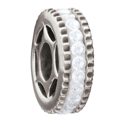 Miss Chamilia sterling silver cubic zirconia bead - Product number 9032797