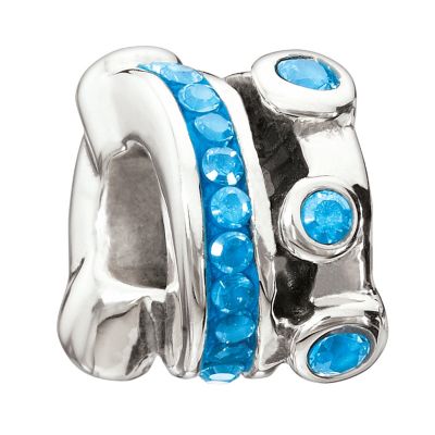 Miss Chamilia turquoise cubic zirconia bead - Product number 9032878