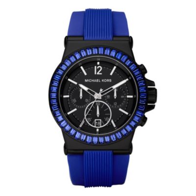 Michael Kors men's blue strap watch - Product number 9033416