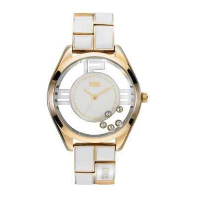 Storm Ladies White Bracelet Watch