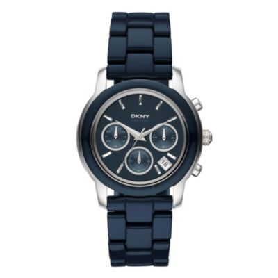 DKNY Ladies' Blue Ceramic Bracelet Watch - Product number 9036350