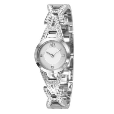 Armani Exchange Ladies' Logo Stone Set Bangle Watch - Product number 9038000